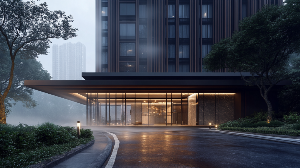 3D architectural rendering for real estate development by THDESIGNS