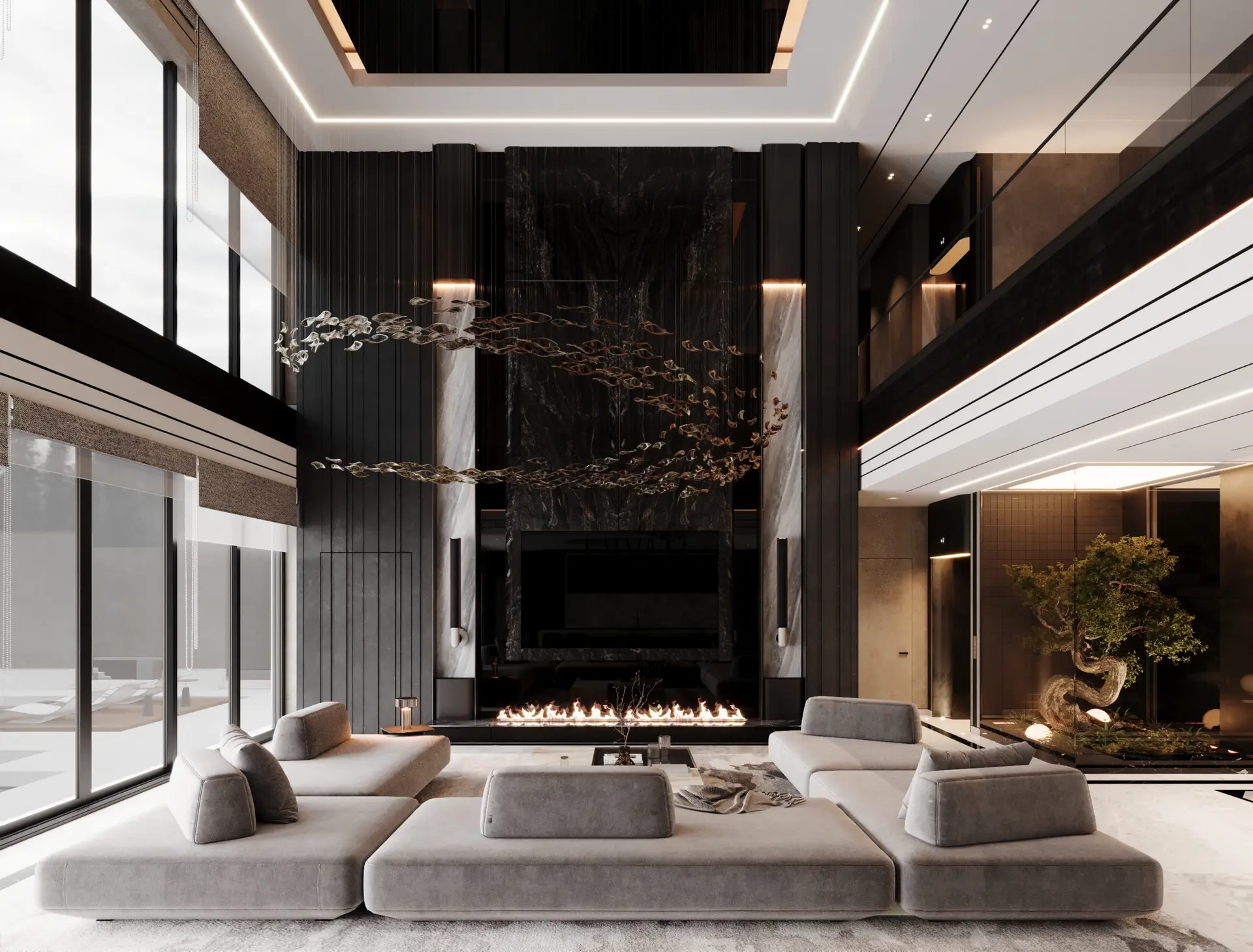 Great Room Modern Design