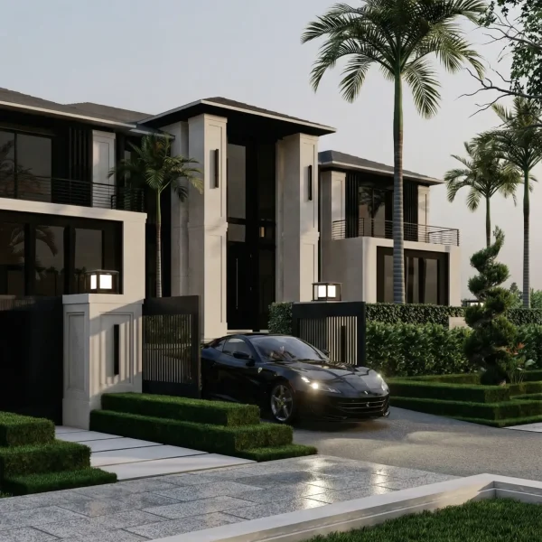 Villa Architecture Design - THDESIGNS